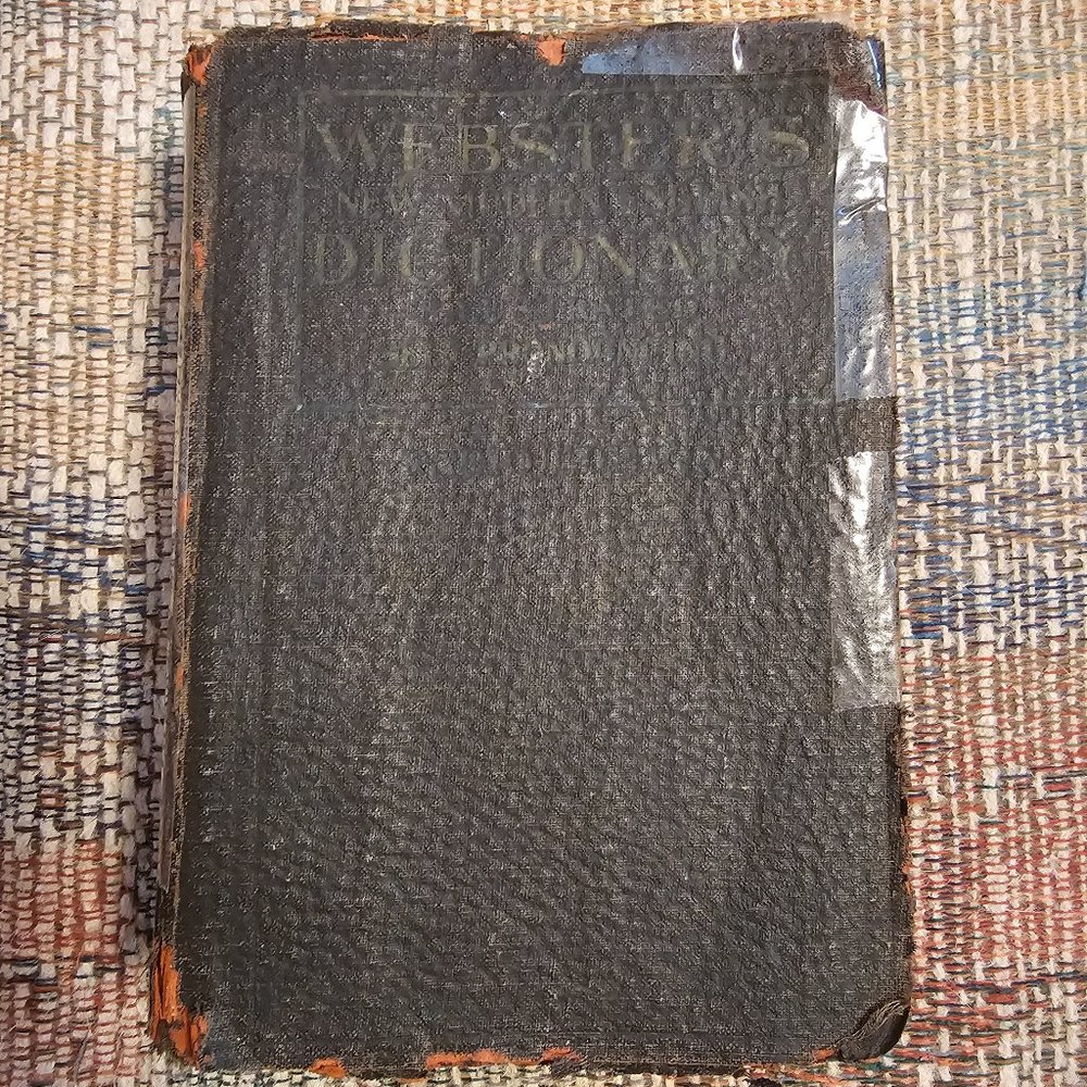 Antique 1923 Webster's New Modern English Dictionary